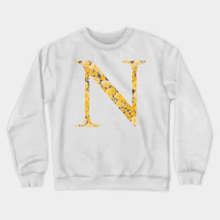 Nu Sorority Sunflower Sticker Crewneck Sweatshirt